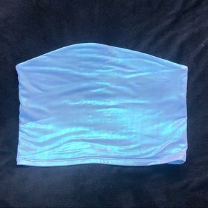 Iridescent Tube Top / Crop Top